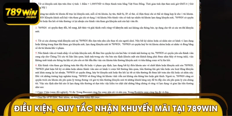 Hội viên cần tuân thủ đúng các quy định để nhận khuyến mãi