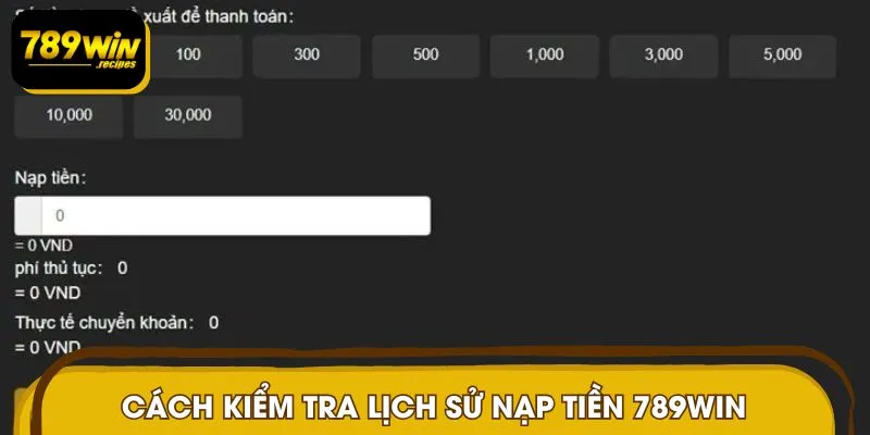 Quản lý dòng tiền dễ dàng nhờ tra cứu lịch sử nạp