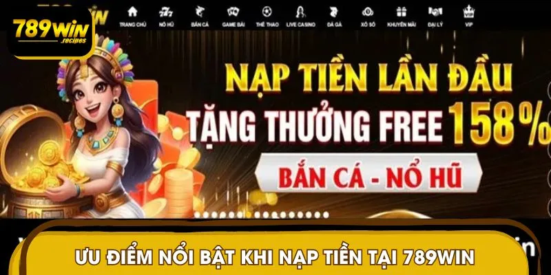 Thực hiện nạp tiền tạị hệ thống với sự an tâm tuyệt đối