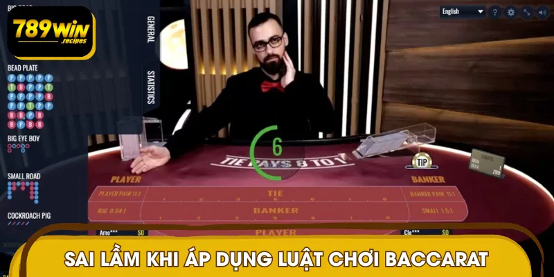 Các sai lầm có thể mắc phải khi chơi casino Baccarat