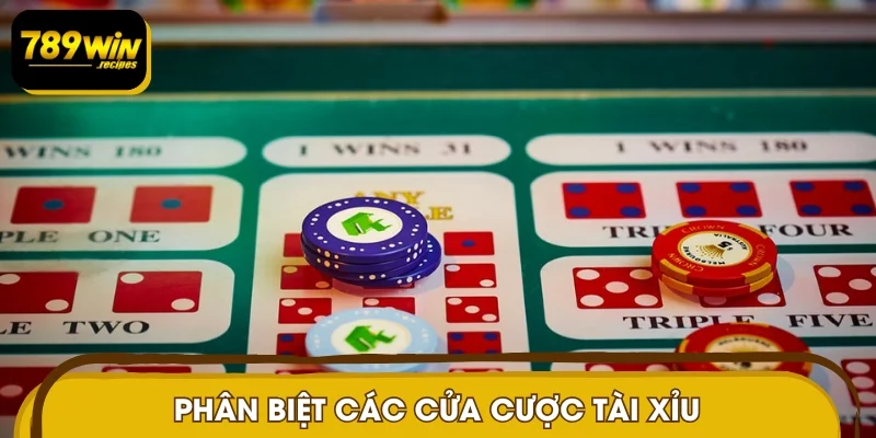 Phân biệt các cửa cược phổ biến trong tài xỉu