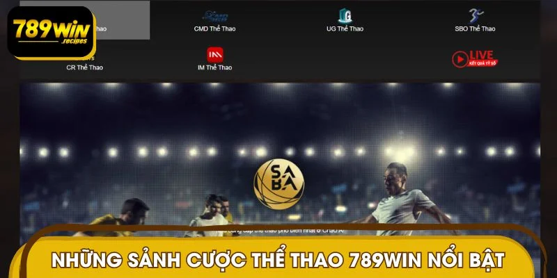 Khám phá những sảnh cược thể thao 789WIN nổi bật